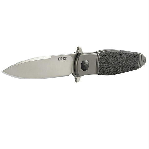 CRKT Bombastic Folder 3.31 Plain Black GRN Handle