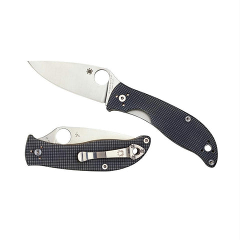Spyderco Polestar Folder - Black G-10 - BD1 PlainEdge