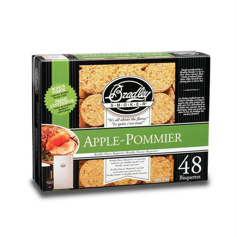 Bradley Apple Bisquettes 48 Pack