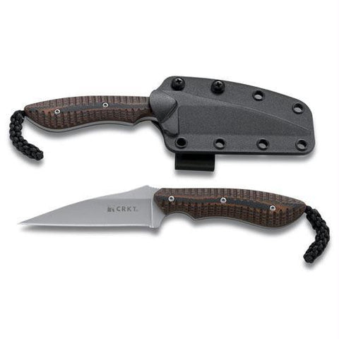 CRKT SPEW Fixed Blade 3.0 Plainedge GRN Handle