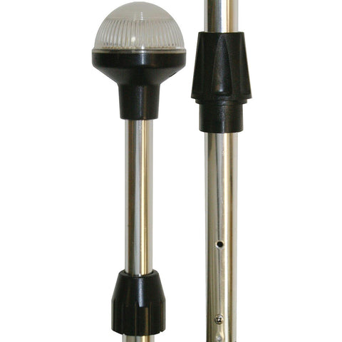 SeaSense Telescopic Led Stern  Light Chrome 26inTo48in