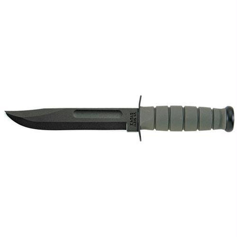 Ka-Bar Fighting Knife Foliage Green Straight Edge 5011