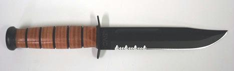 Ka-Bar USMC Fighting Knife Serrated Edge