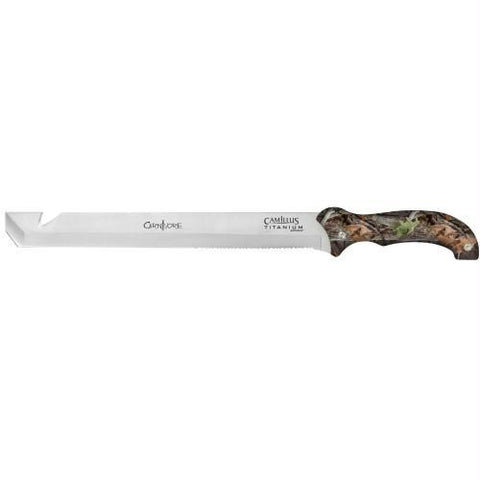 Camillus 18 in Titanium Bonded Carnivore Machete with Sheath