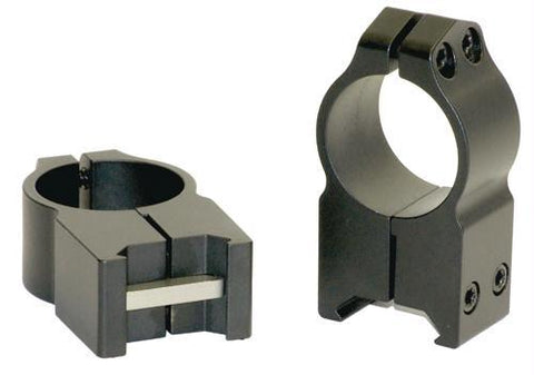 Warne 1 Inch Permanent Attach Rings Medium Matte 201M