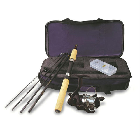 Okuma Voyager Spin Combo-Travel Kit 6Ft Med Lt 5Pc 1BB