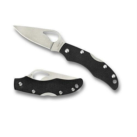Spyderco Finch2 G-10 Black Plain Edge Knife