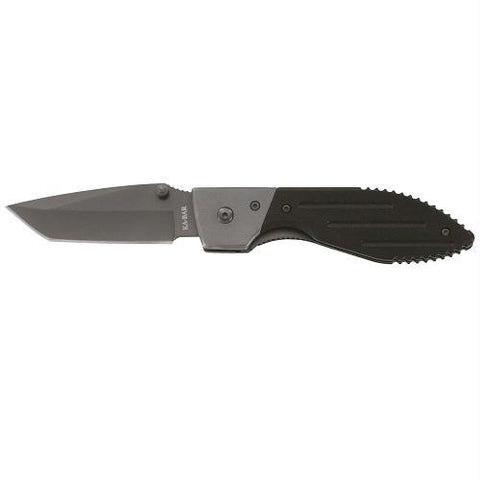 Ka-Bar Warthog Tanto Folder Plain Edge Knife 3074CP