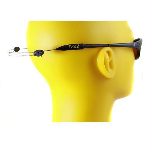 Cablz Zipz Adjustable Sunglasses Holder Clear-Stainless 14in