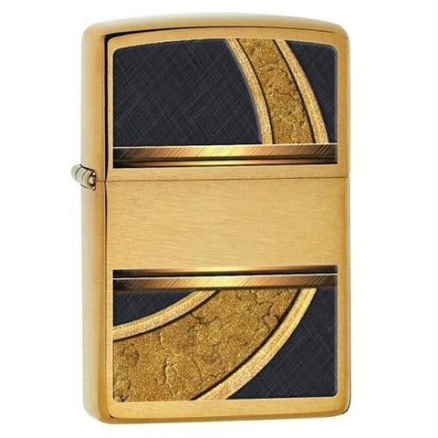 Zippo Gold And Black Lighter 28673