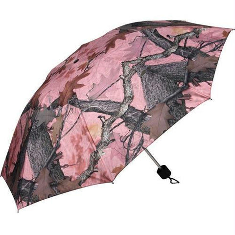 Rivers Edge 42in Compact Folding Pink Camo Umbrella
