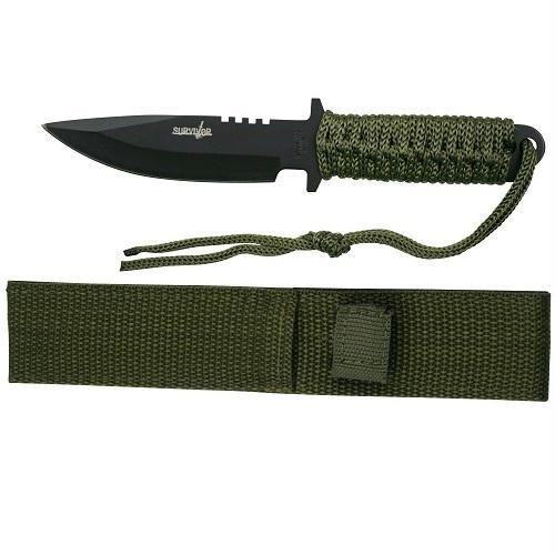 Survivor HK-7525 Outdoor Fixed Blade Knife 7.5in Overall