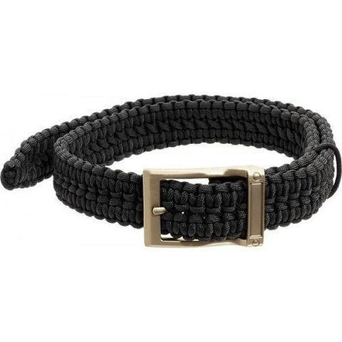 Timberline Black Paracord Survival Belt-Large