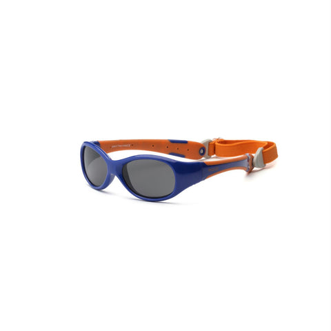 Real Kids Navy-Orange Flex Fit Smoke Lens 0+