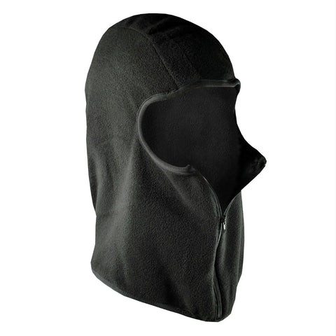 ZANheadgear Balaclava Microfleece with Zipper Black