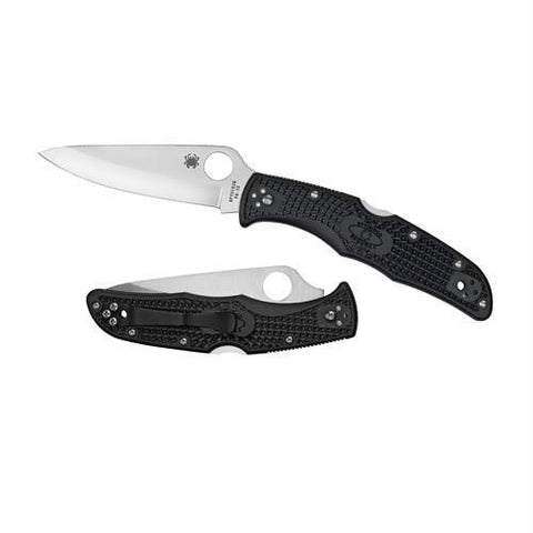 Spyderco Endura4 Lightweight Black FRN Flat Ground PlainEdge
