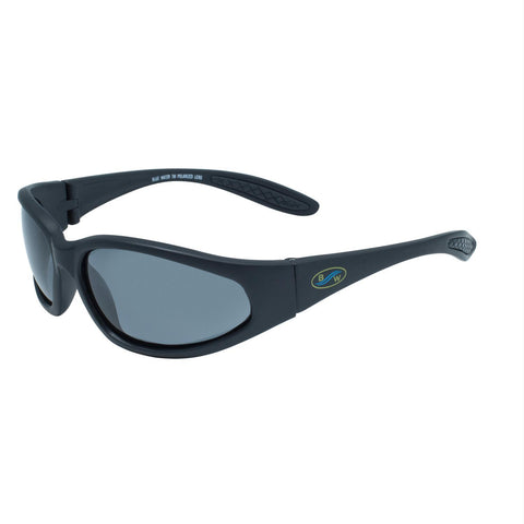 BlueWater Sharx GR Black Nylon Frame-Polarized Grey Lens