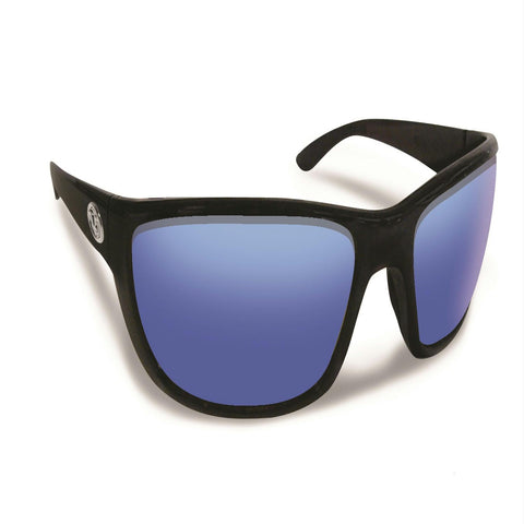 Flying Fisherman Cay Sal Black-Smoke Blue Mirror Sunglasses