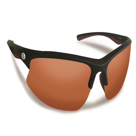 Flying Fisherman Drift Matte Black Frame w-Copper Sunglasses