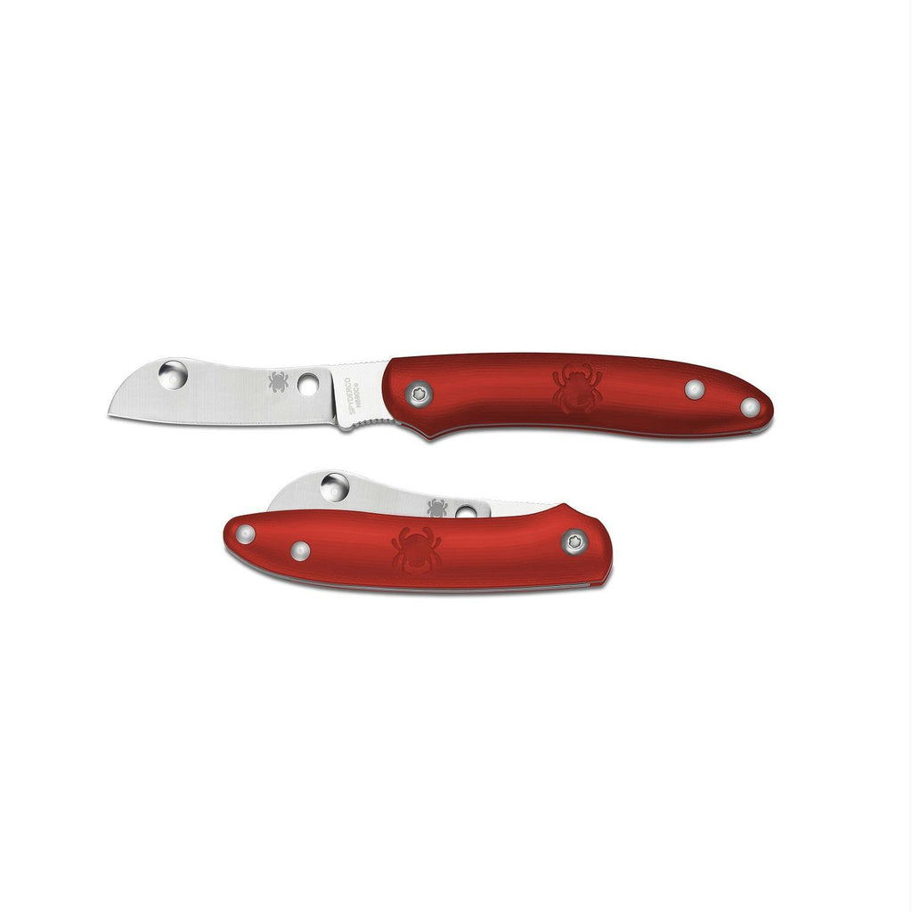 Spyderco Roadie 2.09in Folding Knife Red