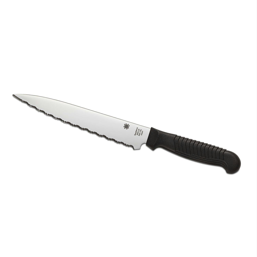 Spyderco Kitchen Utility Knife 6in SpyderEdge Black