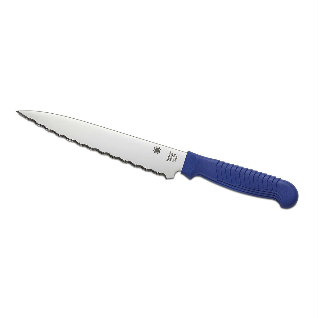 Spyderco Kitchen Utility Knife 6in SpyderEdge Blue