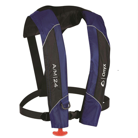 Onyx A-M-24 Auto-Man Inflatable Life Jkt Blue