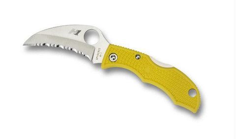 Spyderco Ladybug3 Yellow FRN H-1 Hawkbill LYLS3HB
