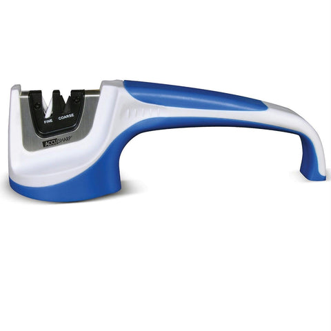 AccuSharp Classic Pull-Through Knife Sharpener - White-Blue