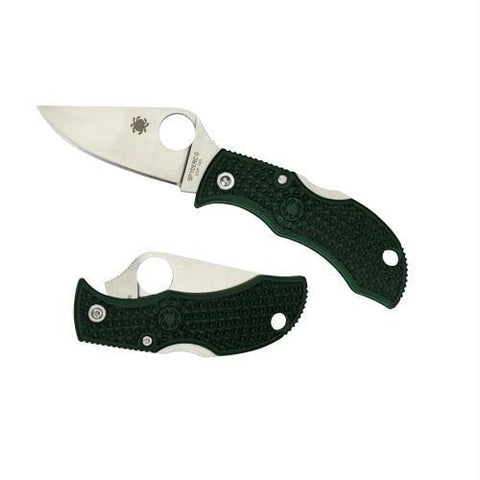 Spyderco Manbug British Racing Green FRN ZDP-189 PlainEdge