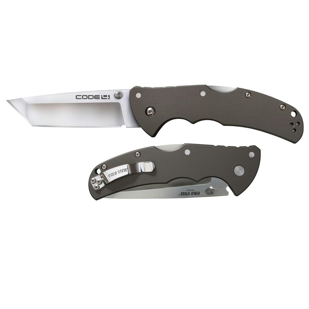 Cold Steel Code 4 Tanto Point Plain Edge 3.5in FoldingKnife