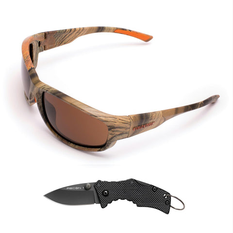 Cold Steel Battle Shades Mark II - Camo w-Free Knife
