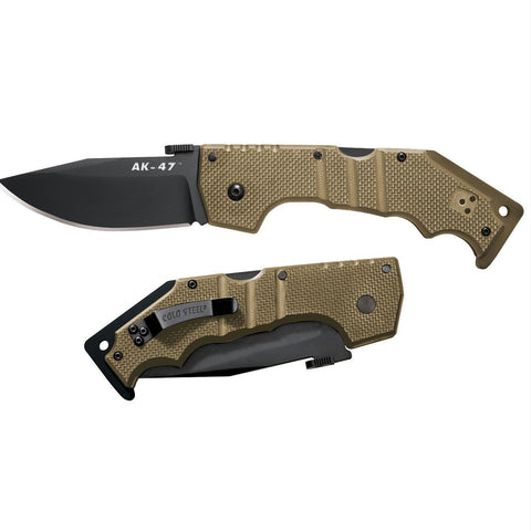 Cold Steel AD-47 Folder 4in Coyote w-Black Hdwe