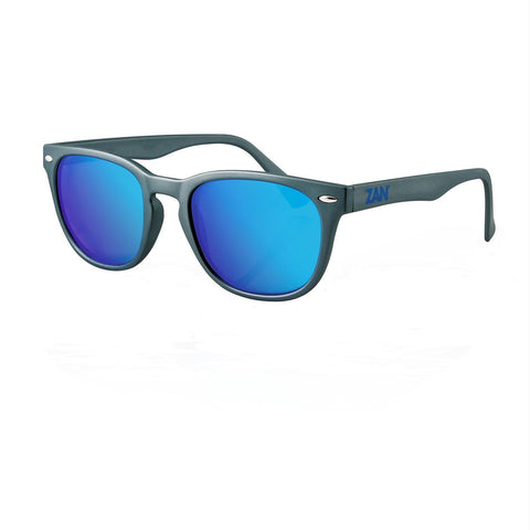 ZANheadgear NVS Sunglass Matte Gunmetal w-Smoke Cyan Mirror