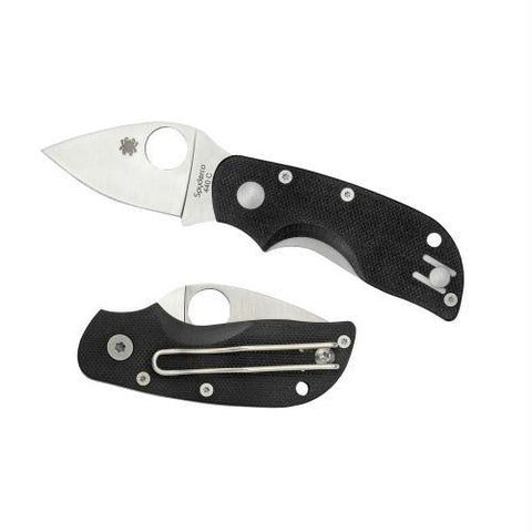 Spyderco Chicago Black G-10 PlainEdge C130GP