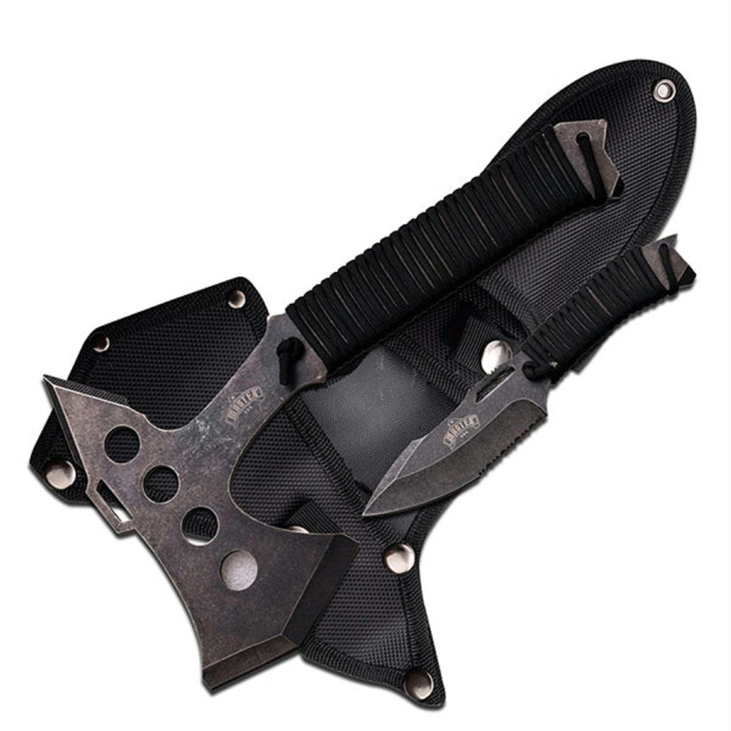 Master Cutlery USA 11in Axe and 8in Fixed Blade Knife
