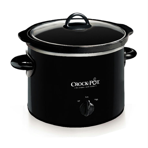 Crock-Pot 2 Quart Round Manual Slow Cooker - Black