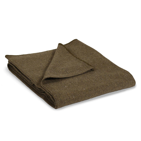 Stansport Wool Blend Blanket - Green
