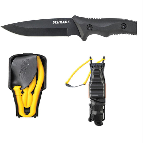 Schrade Guide Master Sling Shot Full Tang Fixed Blade Knife