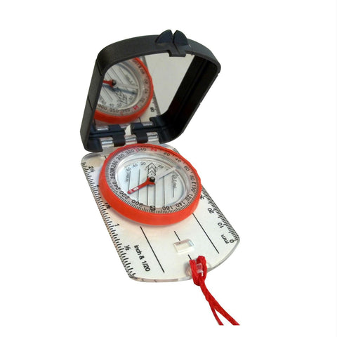 Alpine Mountain Gear Map Compass w- Mirror