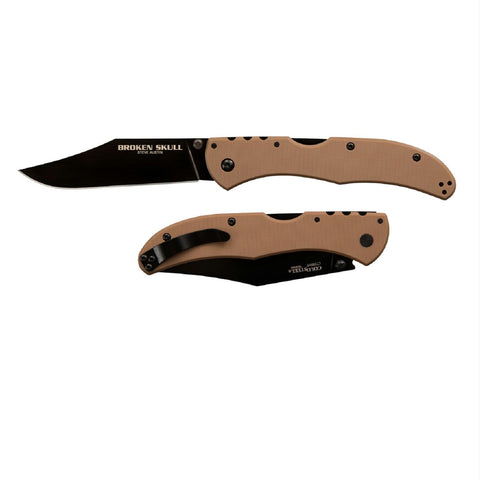 Cold Steel Broken Skull II 4in Blade Folder-Coyote Tan