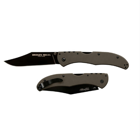 Cold Steel Broken Skull III 4in Drop Point Folder-OD Green