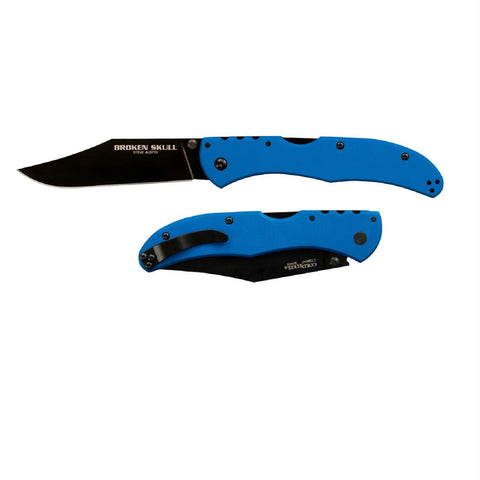 Cold Steel Broken Skull IV 4in Drop Point Folder-Blue