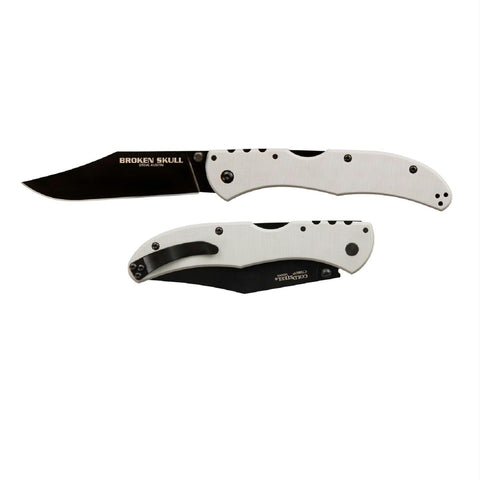 Cold Steel Broken Skull V 4in Drop Point Folder-Light Grey