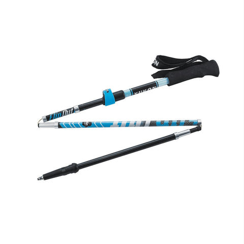 YC FlipOut Trekking Pole - Carbon-Blue-Gray