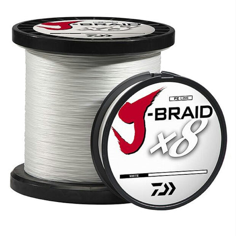 Daiwa J-Braid Fishing Line - 40 Lb Test 330 Yards - White