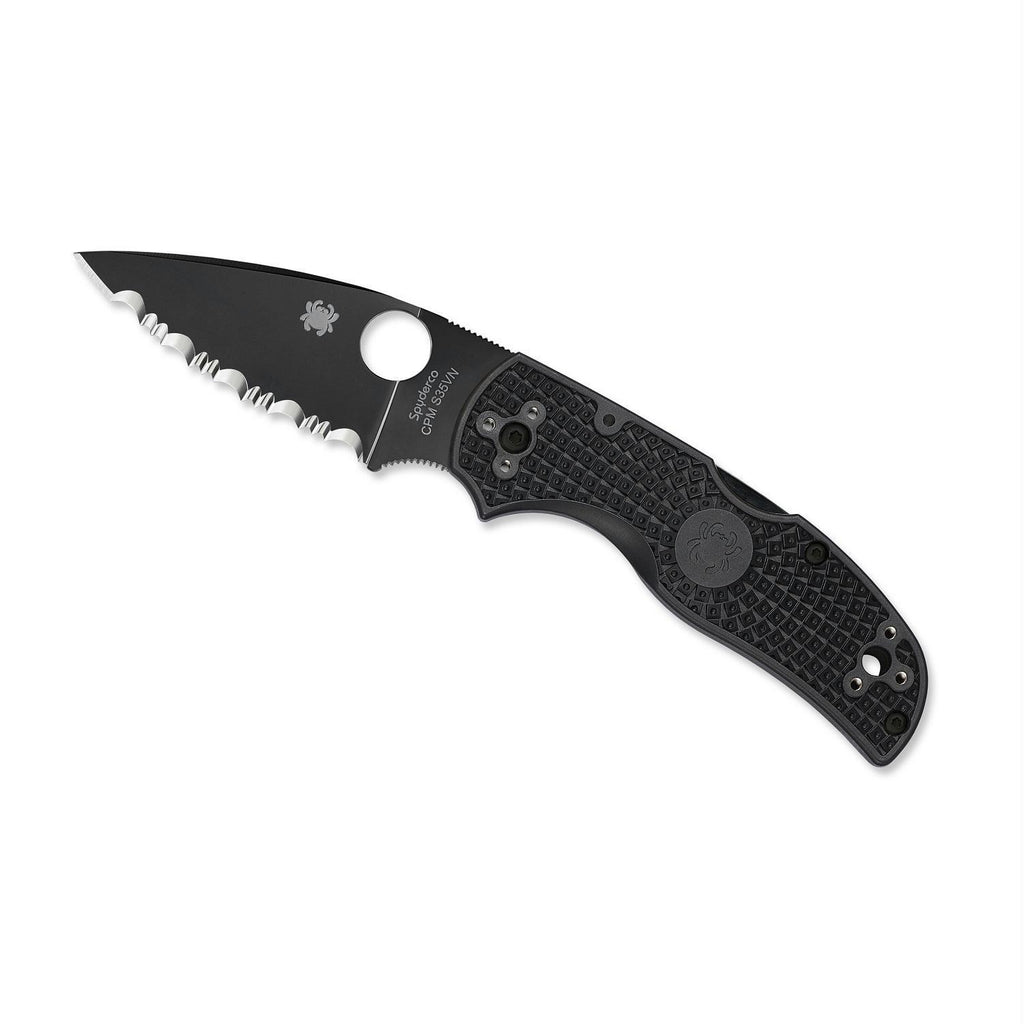 Spyderco Native 5 Lightweight-3.1in Blk Blde-CombinationEdge
