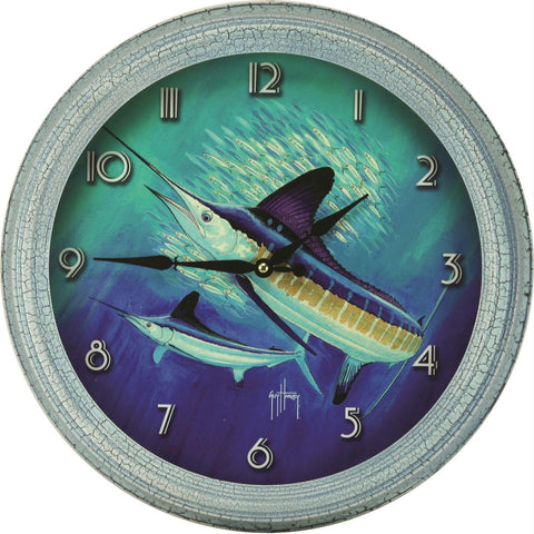 Rivers Edge Guy Harvey 15in Marlin Clock