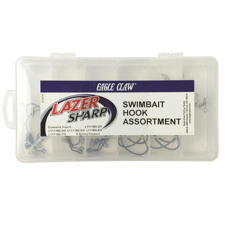 Eagle Claw 1-8oz Swim Bait Assortment with 22 Pieces