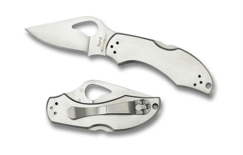 Spyderco Byrd Robin2 Stainless Steel Plainedge